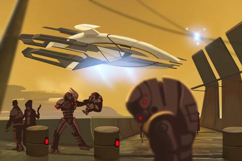 Скриншот из игры Mass Effect: Galaxy - 1