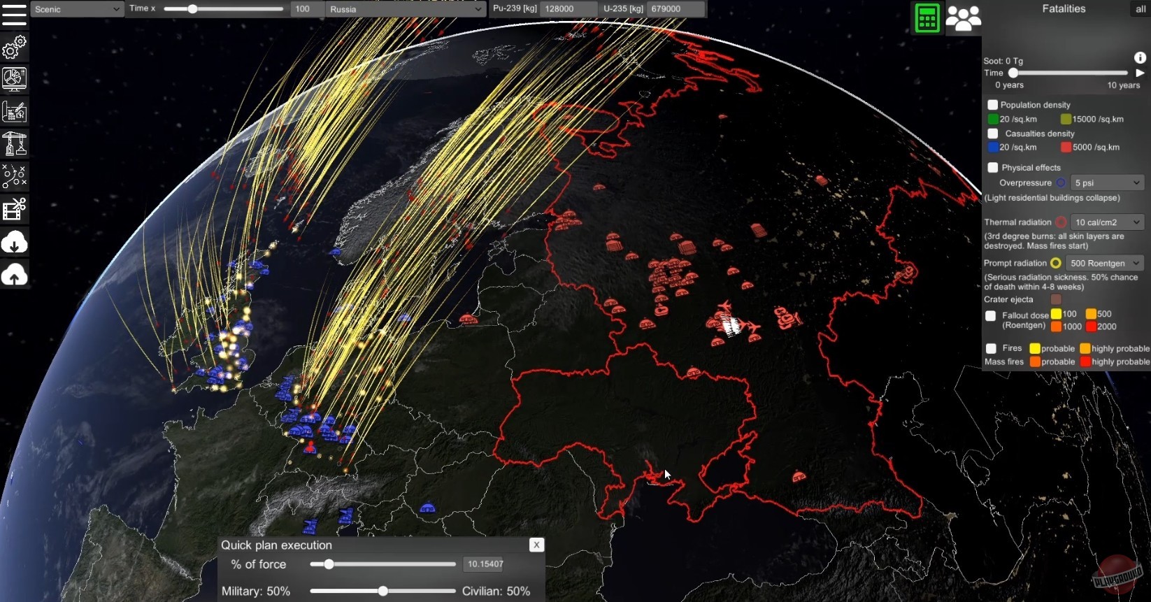 Скриншот из игры Nuclear War Simulator - 9