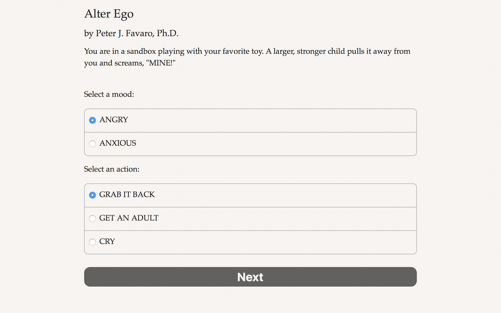Скриншот из игры Alter Ego - 42