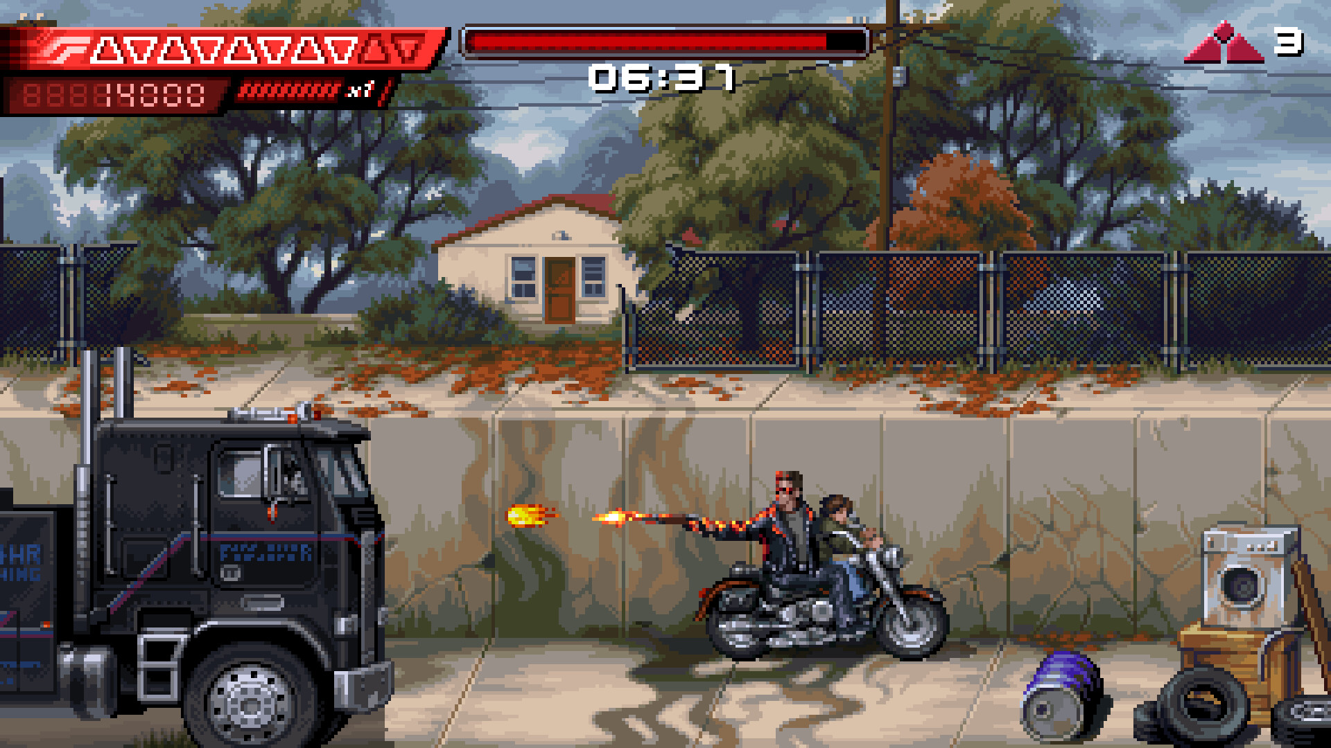 Скриншот из игры Terminator 2D: No Fate - 1