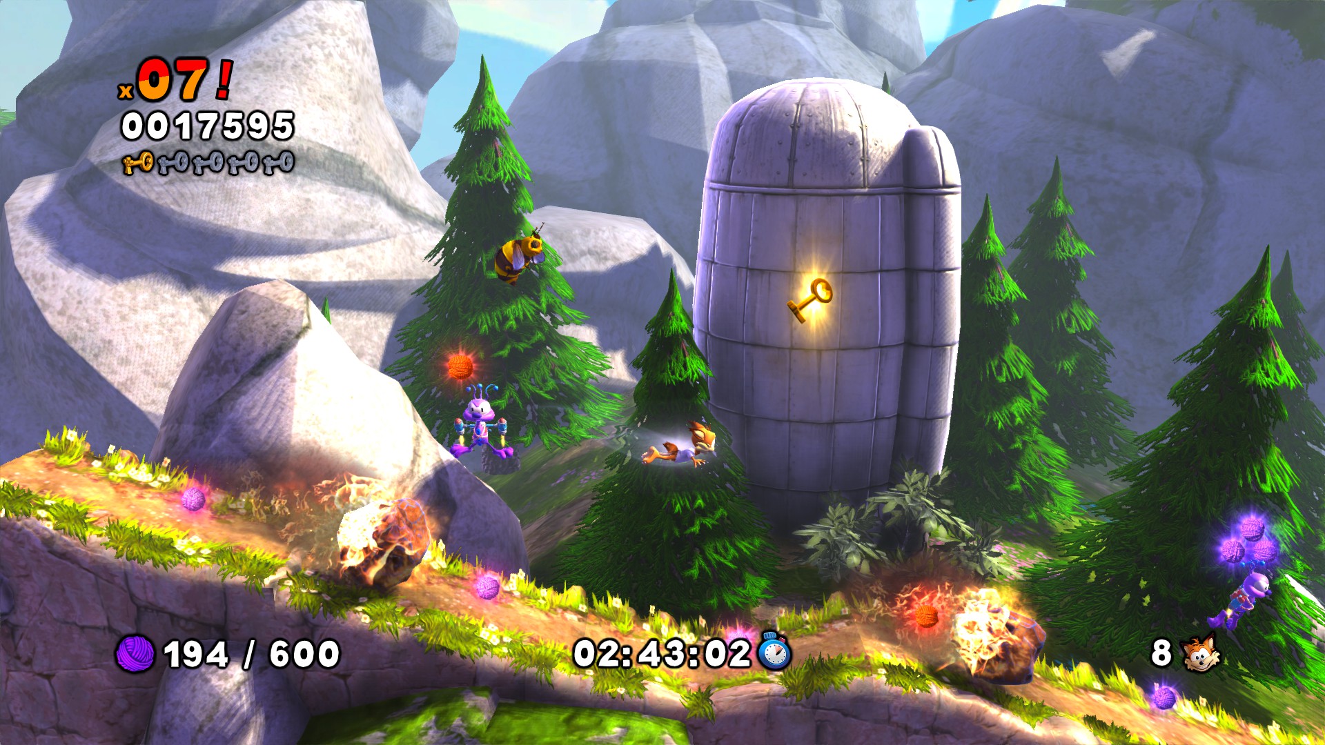 Скриншот из игры Bubsy: The Woolies Strike Back - 21
