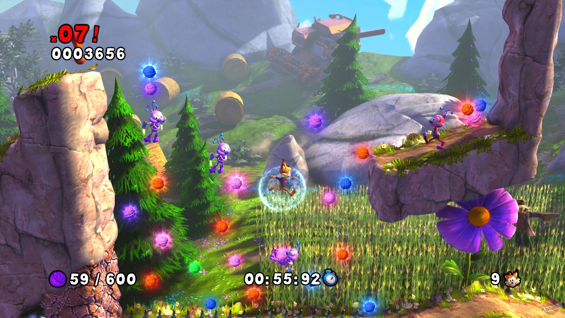 Скриншот из игры Bubsy: The Woolies Strike Back - 9
