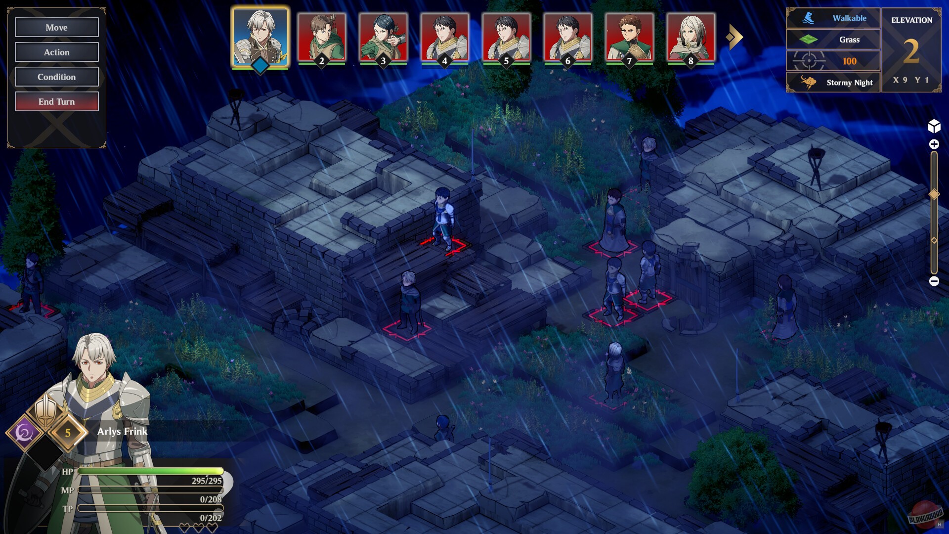 Скриншот из игры Crimson Tactics: The Rise of The White Banner - 2