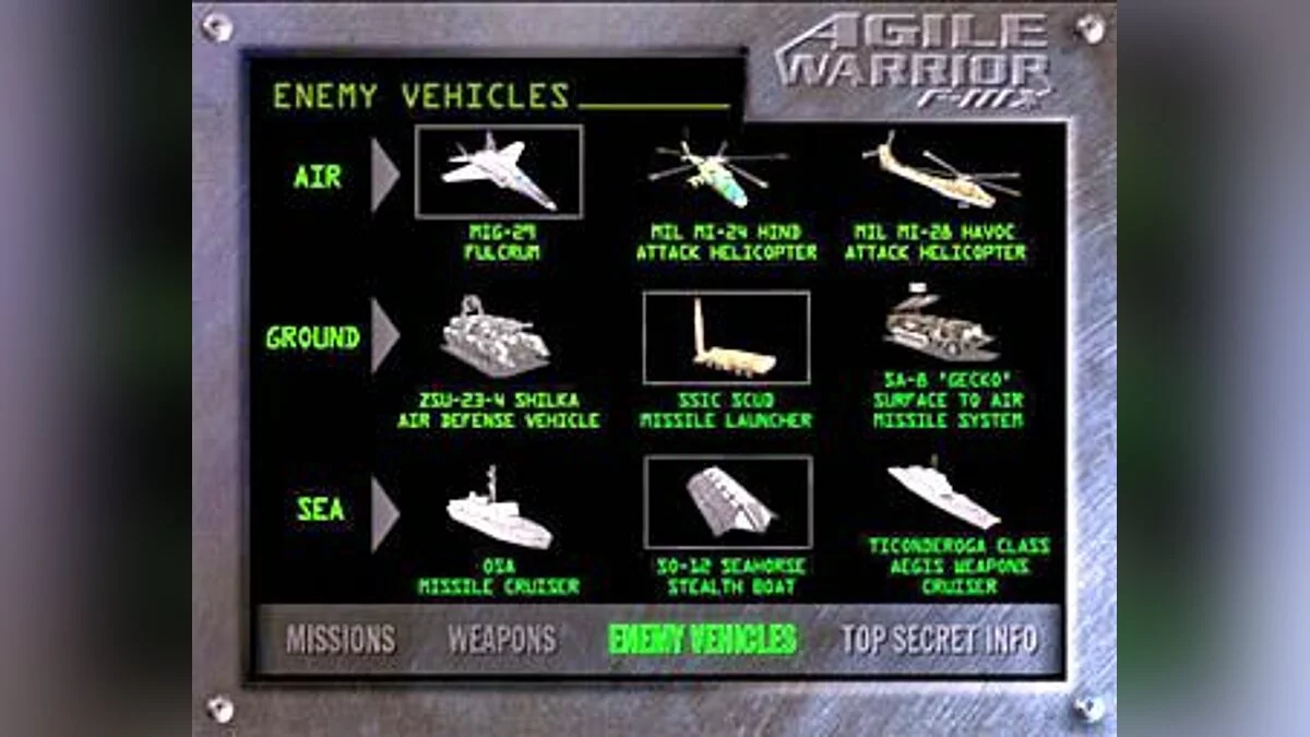 Скриншот из игры Agile Warrior: F-111X - 5