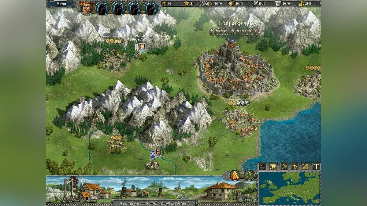 Скриншот из игры Knights Of Honor - 28