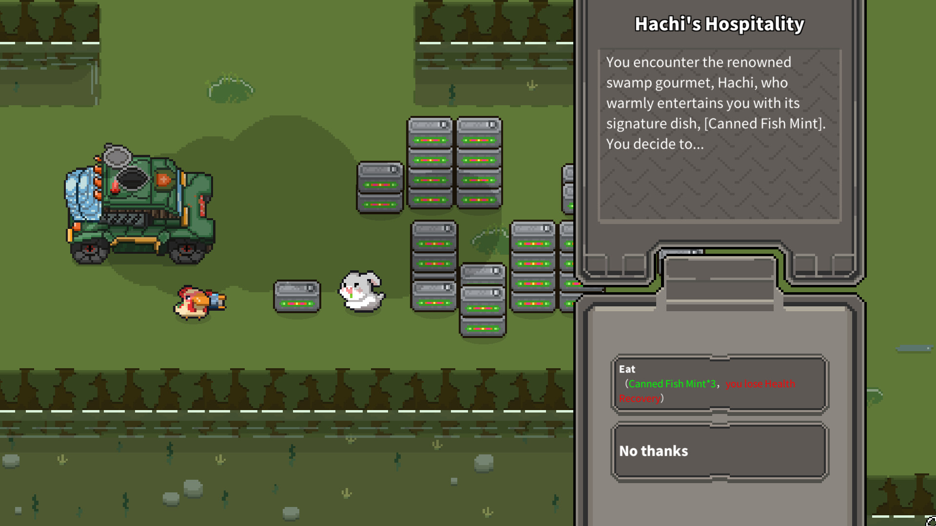 Скриншот из игры Cluckmech Oasis - 7