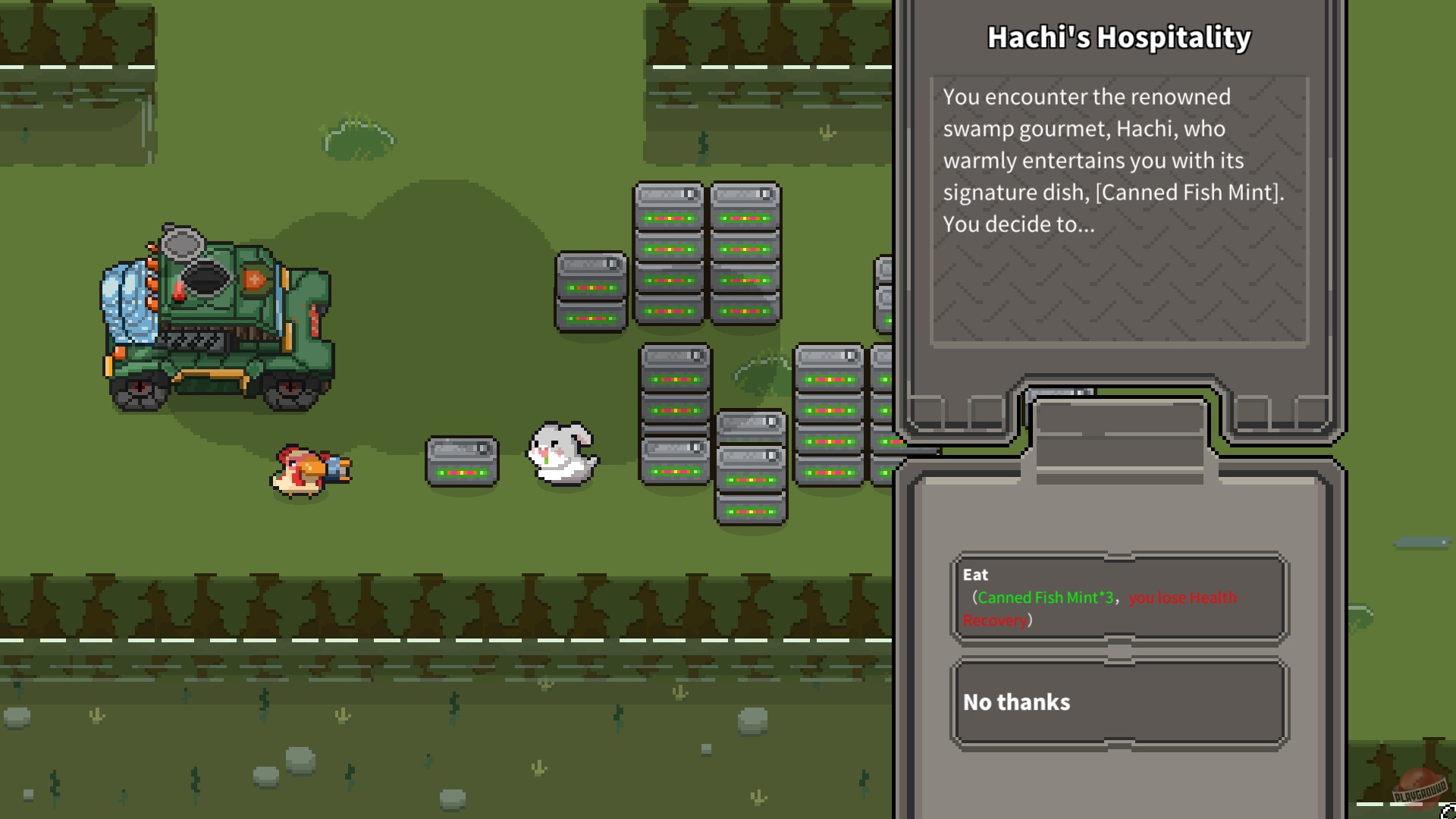 Скриншот из игры Cluckmech Oasis - 17