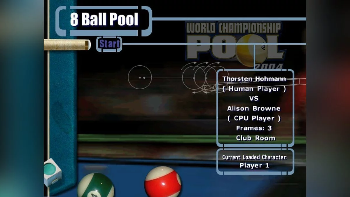 Скриншот из игры World Championship Pool 2004 - 23