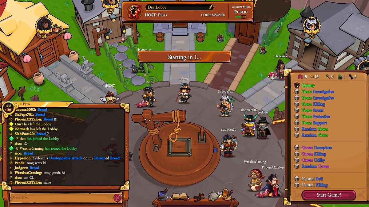 Скриншот из игры Town of Salem 2 - 25