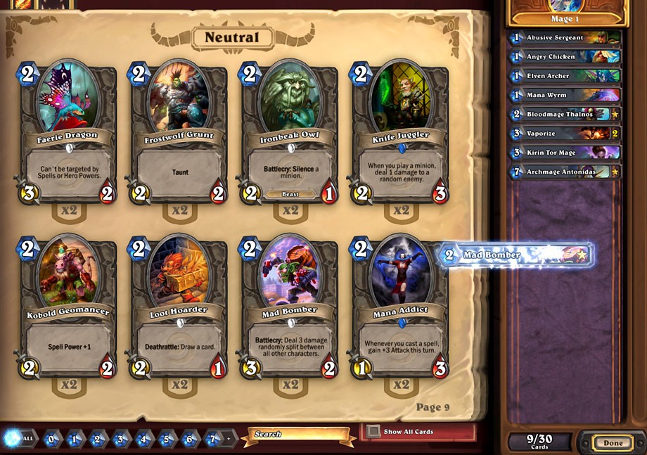 Скриншот из игры Hearthstone: Heroes of Warcraft - 49