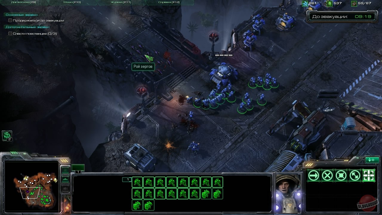 Скриншот из игры StarCraft 2: Wings of Liberty - 77