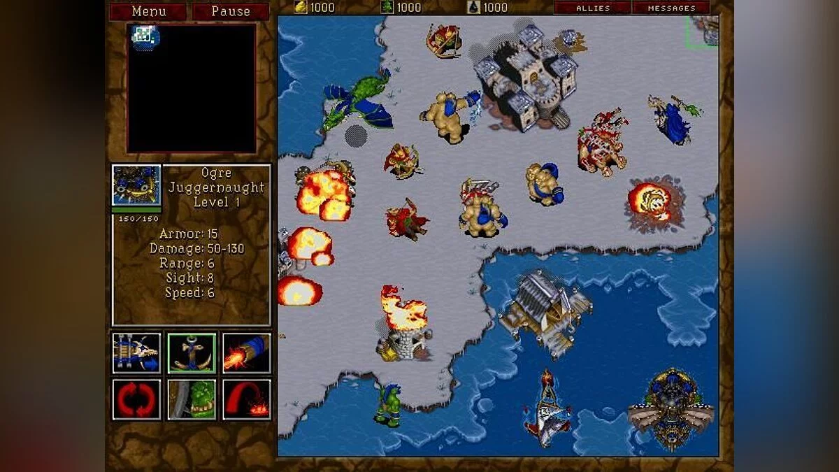 Скриншот из игры Warcraft 2: Beyond the Dark Portal - 4