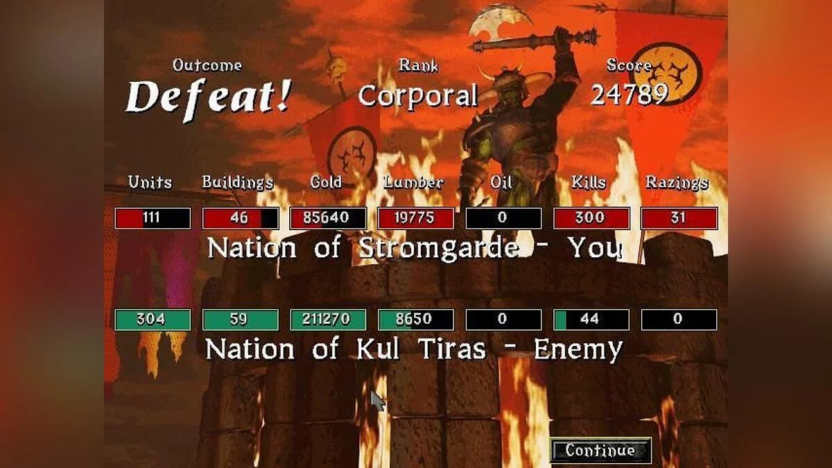 Скриншот из игры Warcraft 2: Tides of Darkness - 14