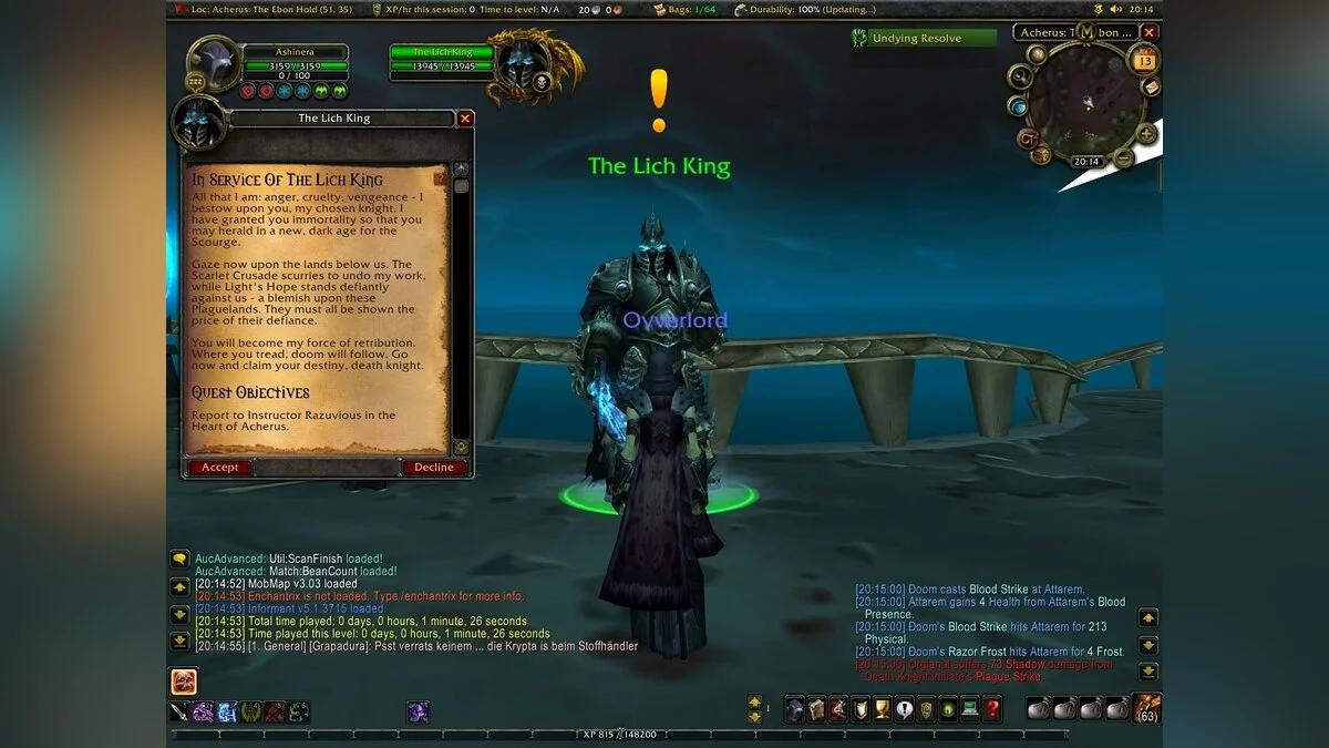 Скриншот из игры World of Warcraft: Wrath of the Lich King - 19