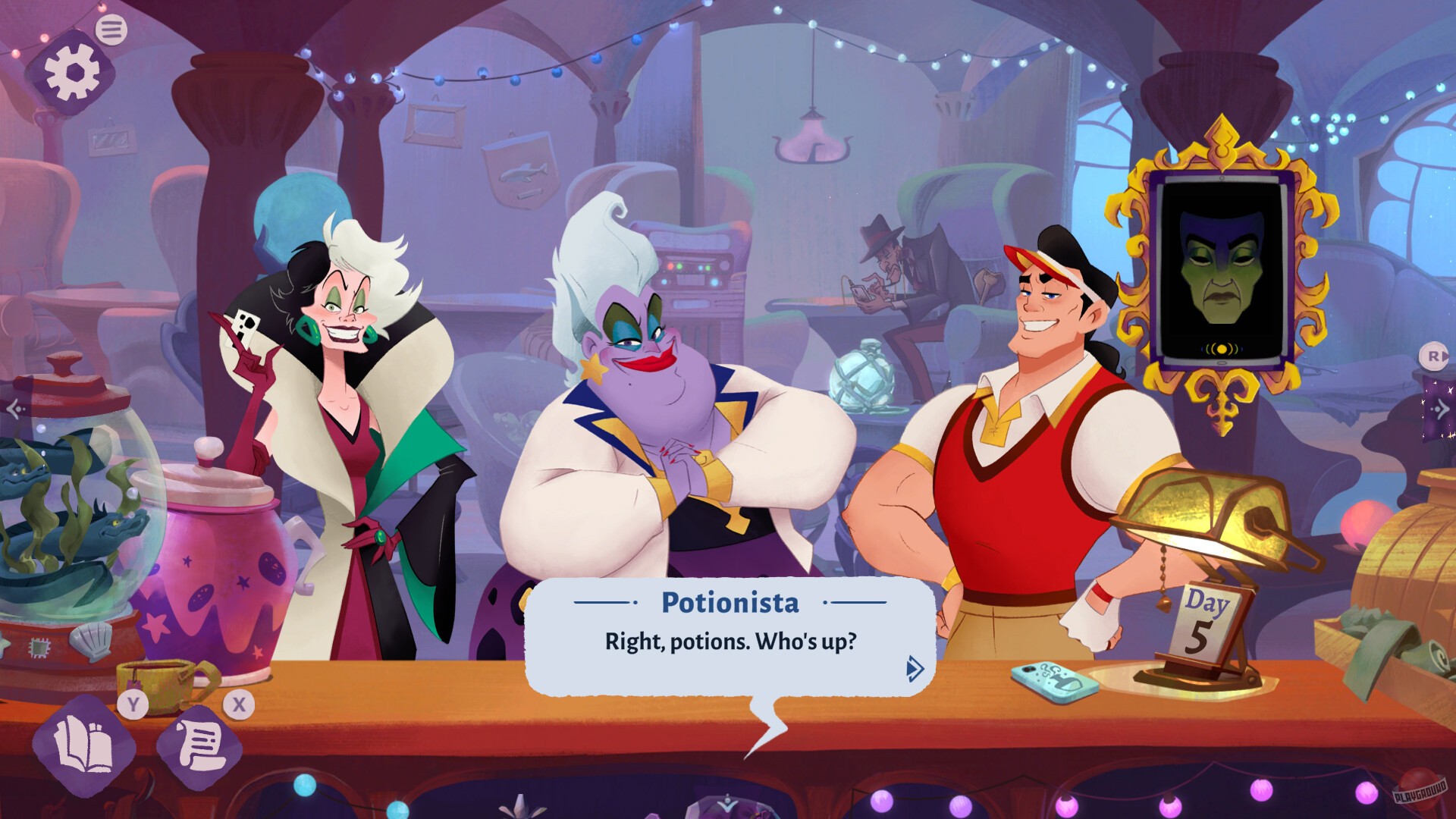Скриншот из игры Disney Villains Cursed Cafe - 2