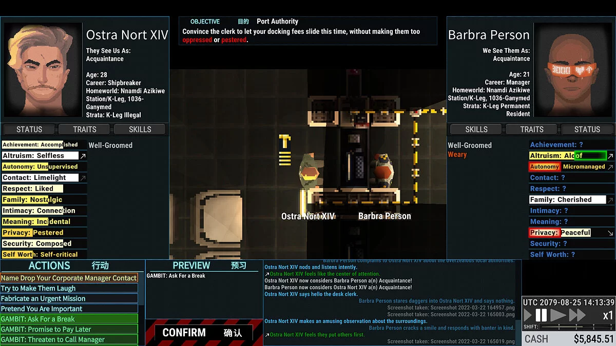 Скриншот из игры Ostranauts - 14