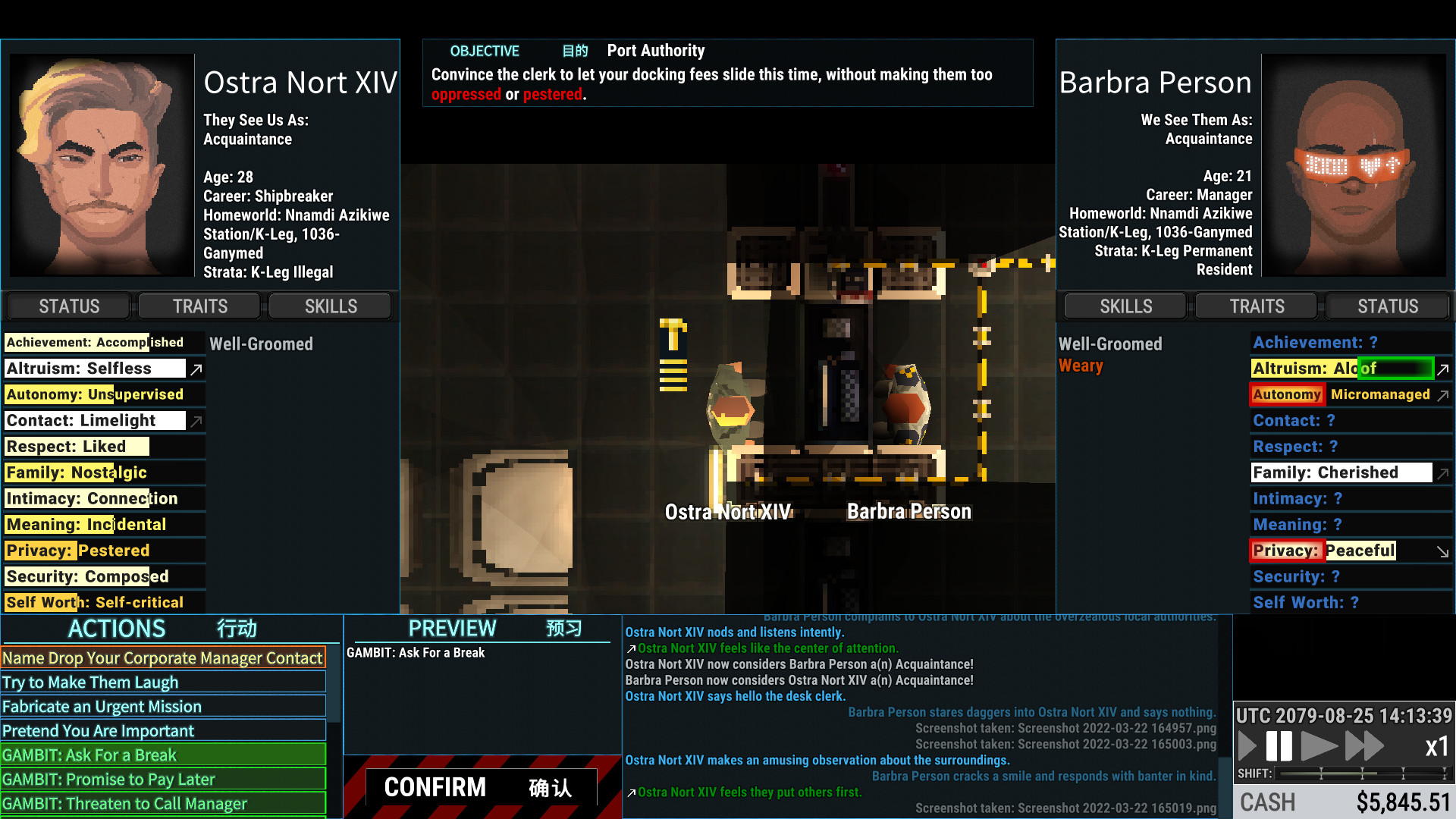 Скриншот из игры Ostranauts - 39