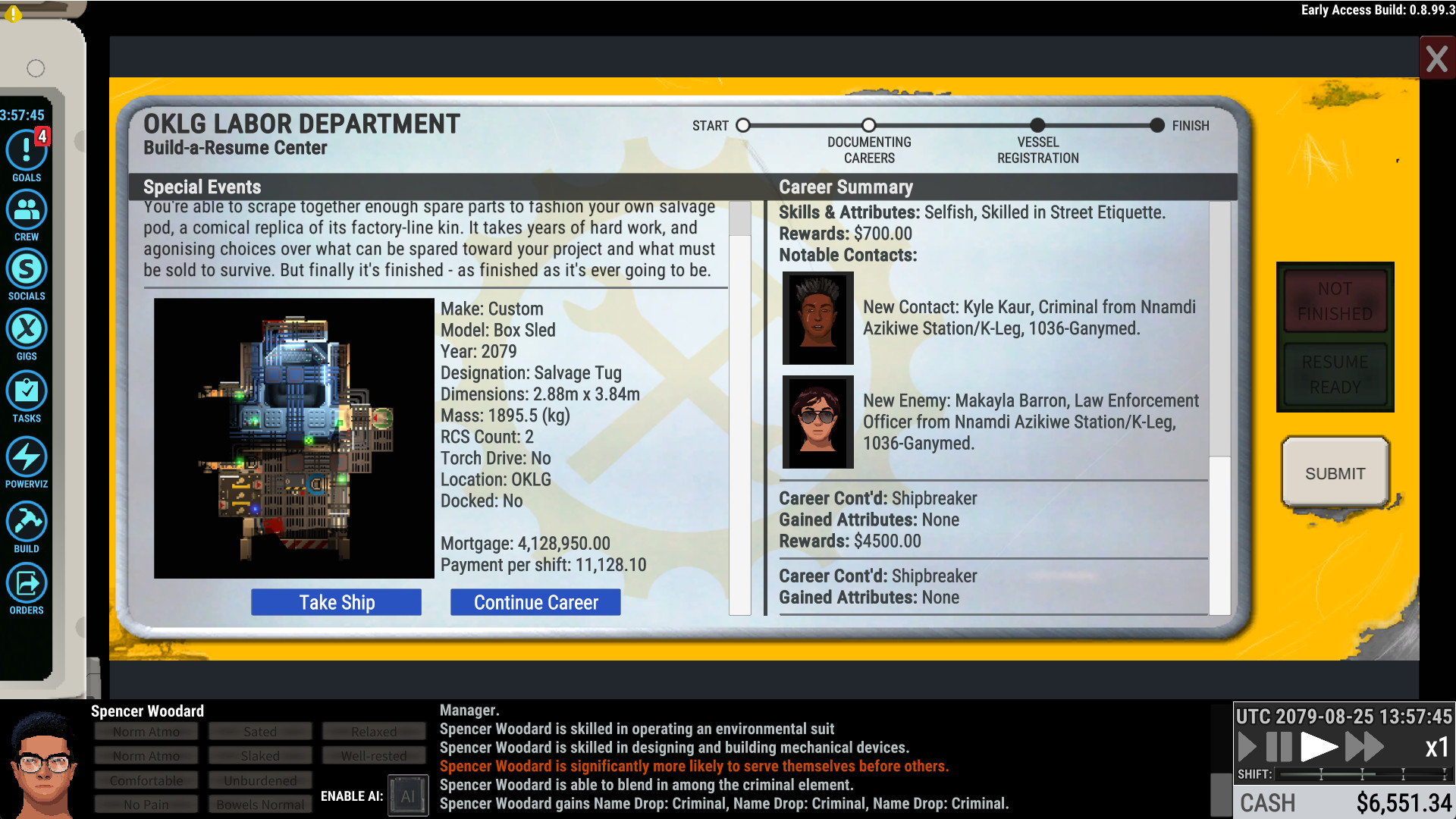 Скриншот из игры Ostranauts - 34