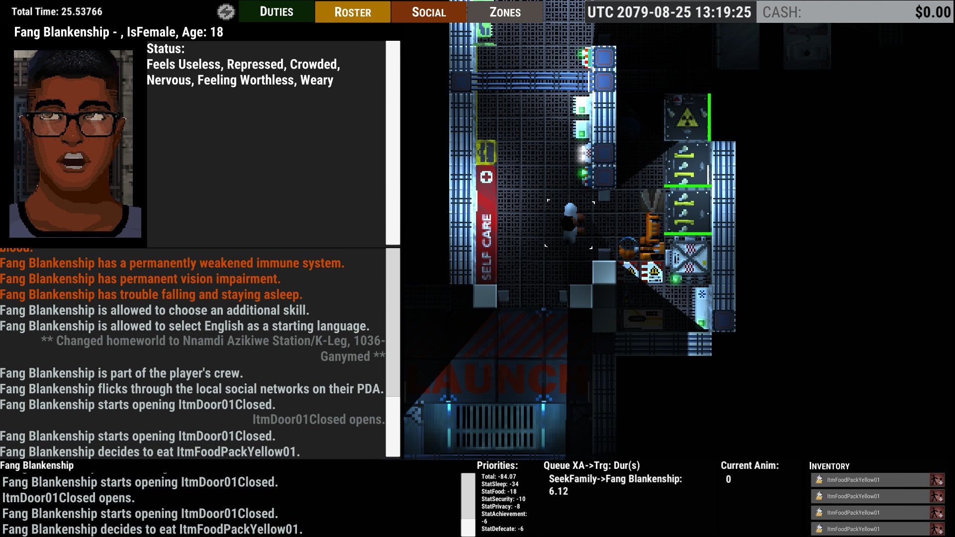 Скриншот из игры Ostranauts - 29