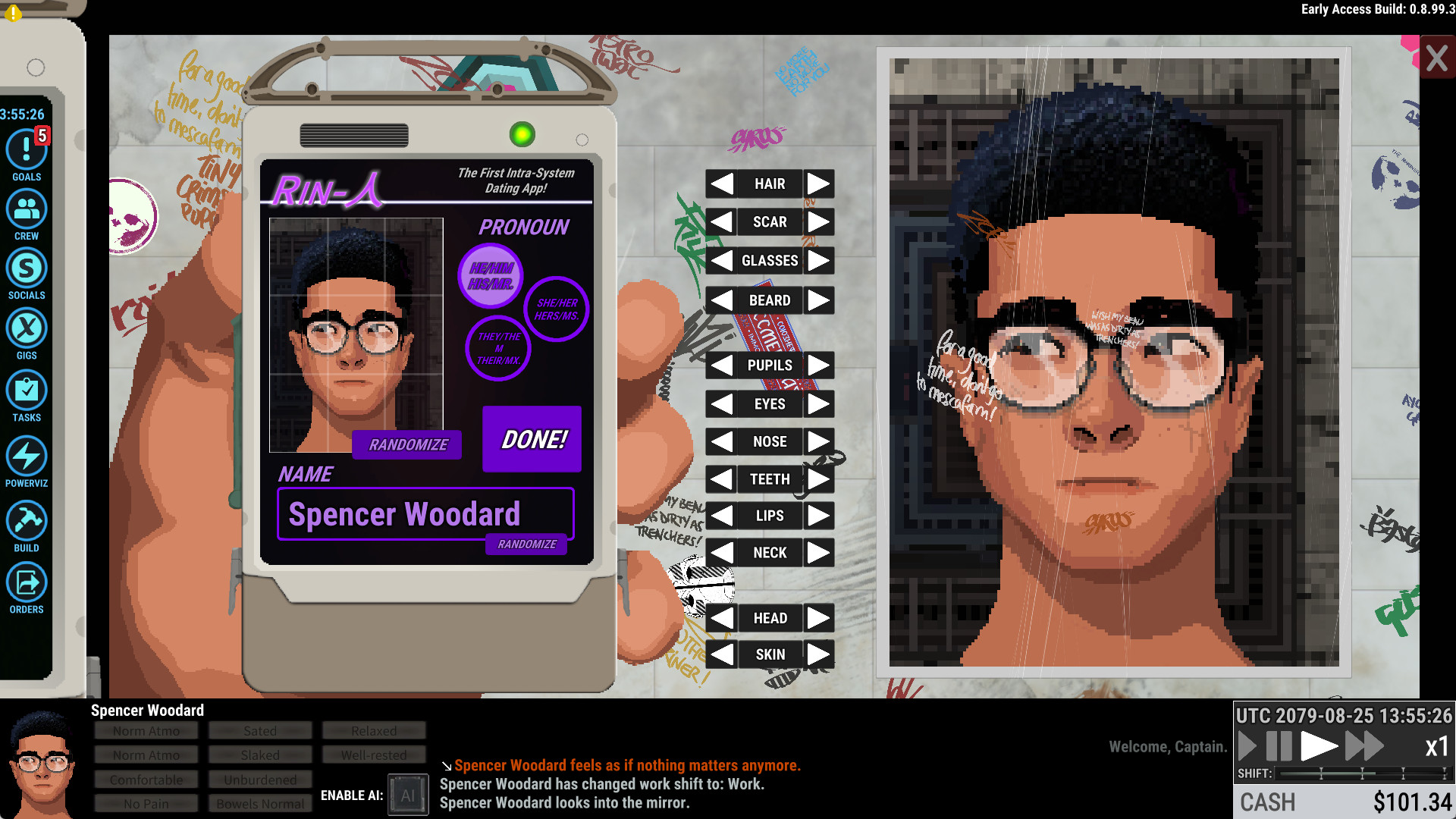 Скриншот из игры Ostranauts - 41