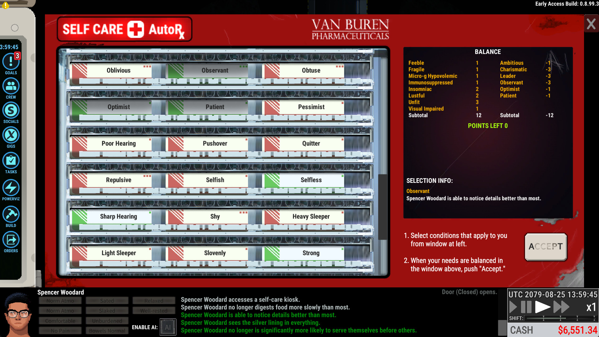 Скриншот из игры Ostranauts - 44