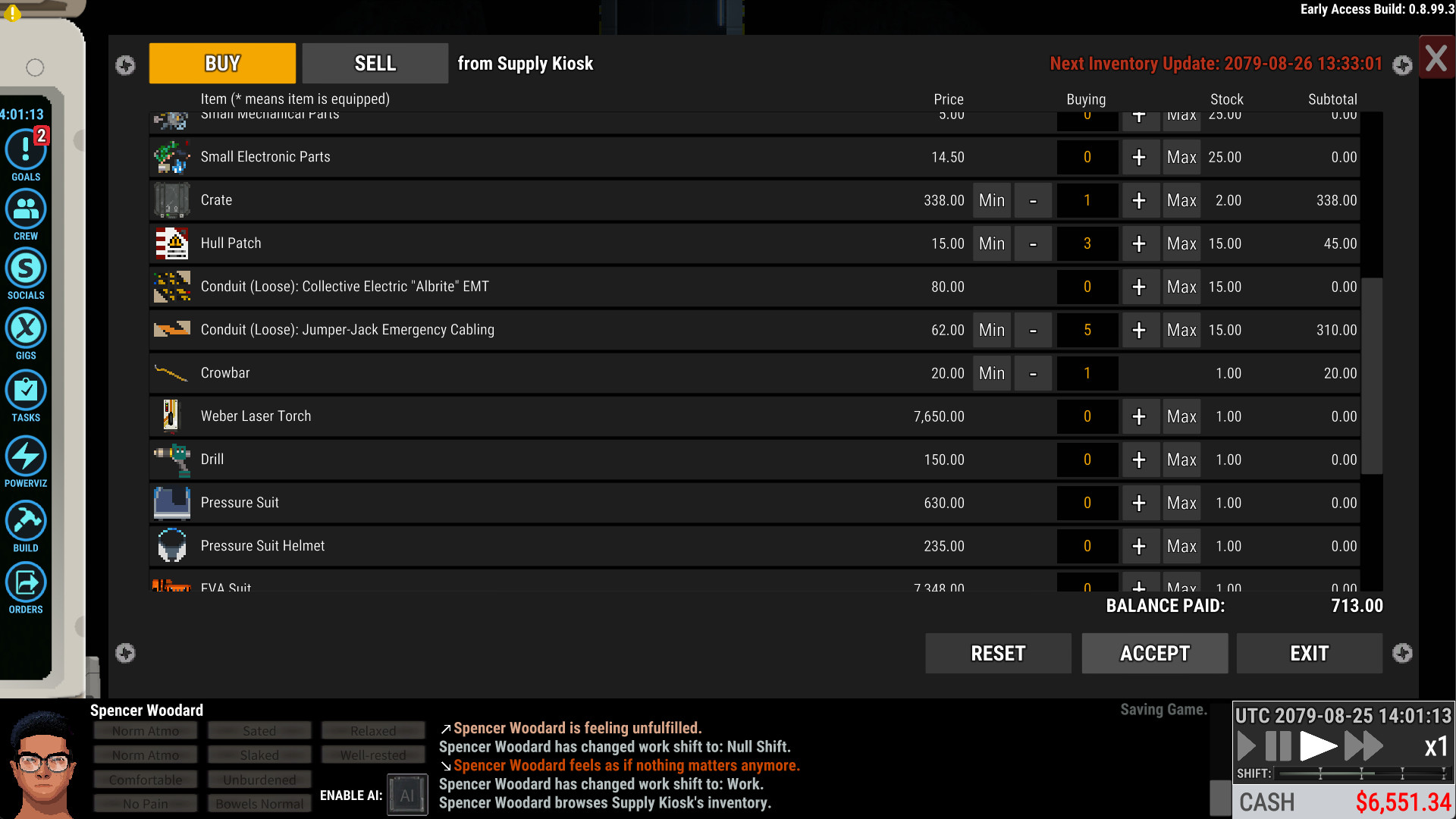 Скриншот из игры Ostranauts - 42