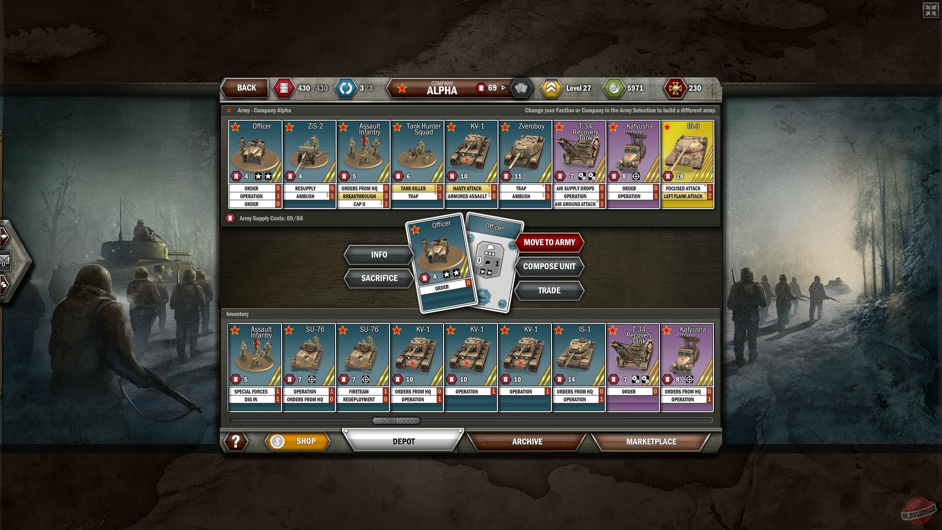 Скриншот из игры Panzer General Online - 24