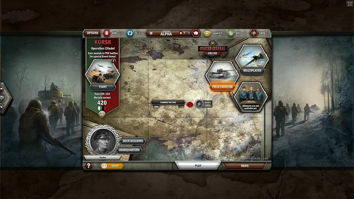 Скриншот из игры Panzer General Online - 14