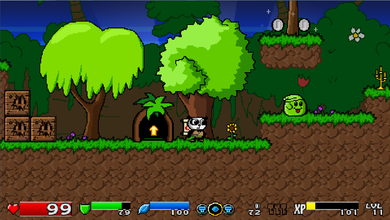 Скриншот из игры Super Panda Adventures - 10