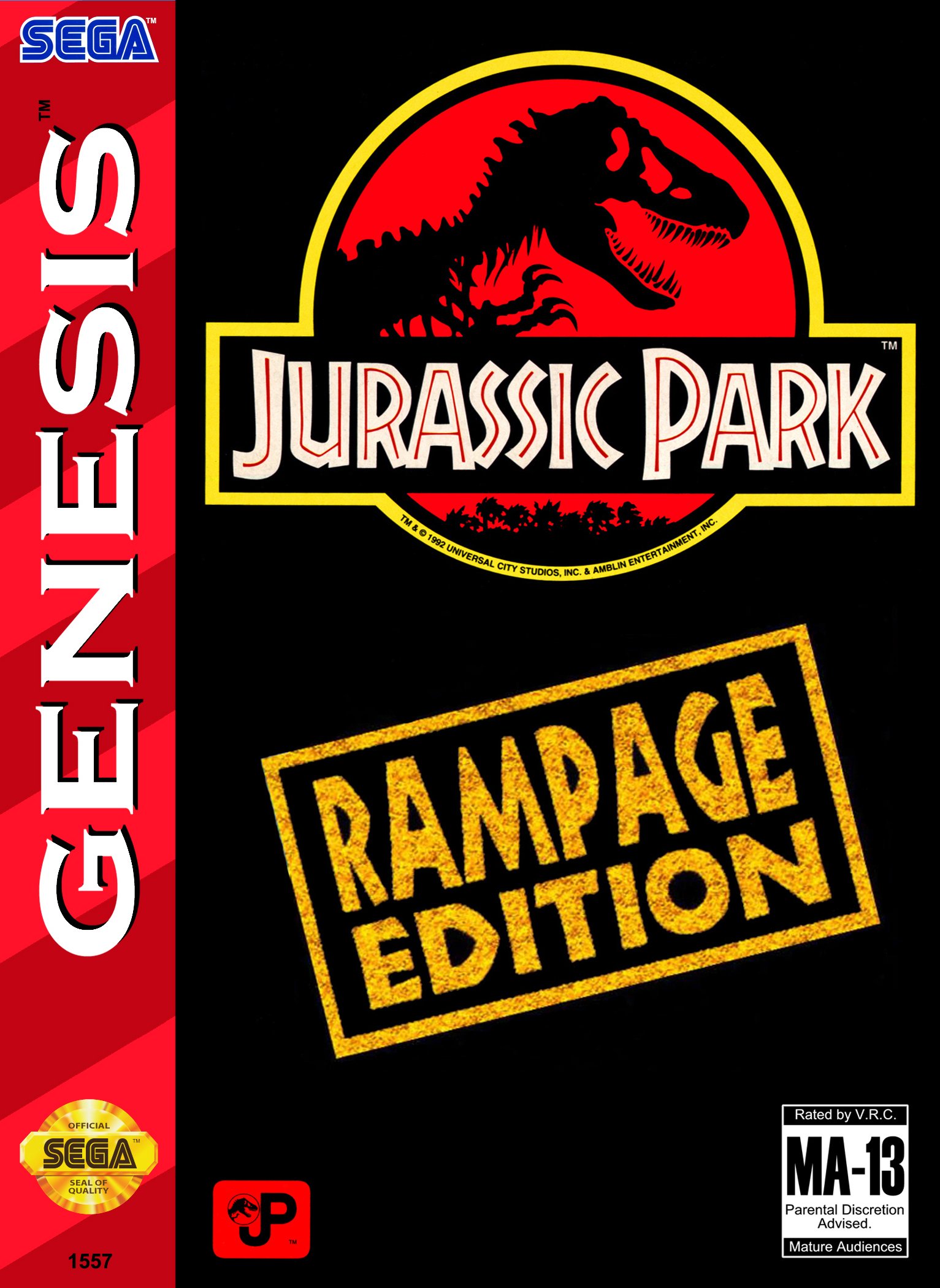 Обложка игры Jurassic Park: Rampage Edition