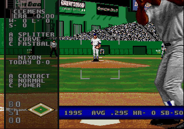 Скриншот из игры World Series Baseball '96 - 2