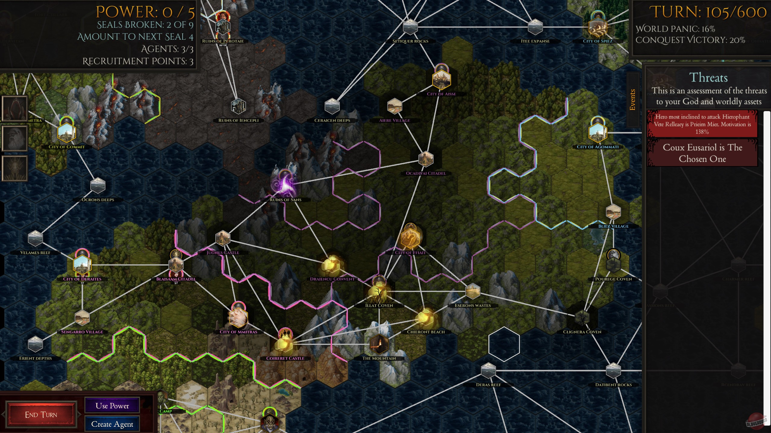 Скриншот из игры Shadow of the Forbidden Gods - 1