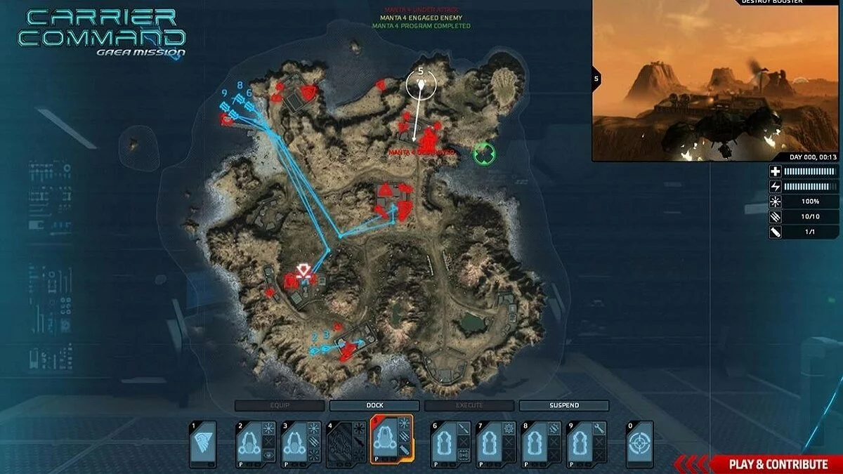 Скриншот из игры Carrier Command: Gaea Mission - 23