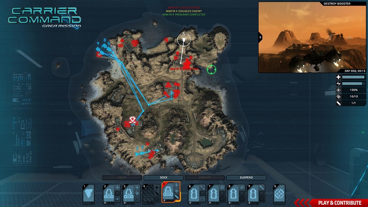 Скриншот из игры Carrier Command: Gaea Mission - 118