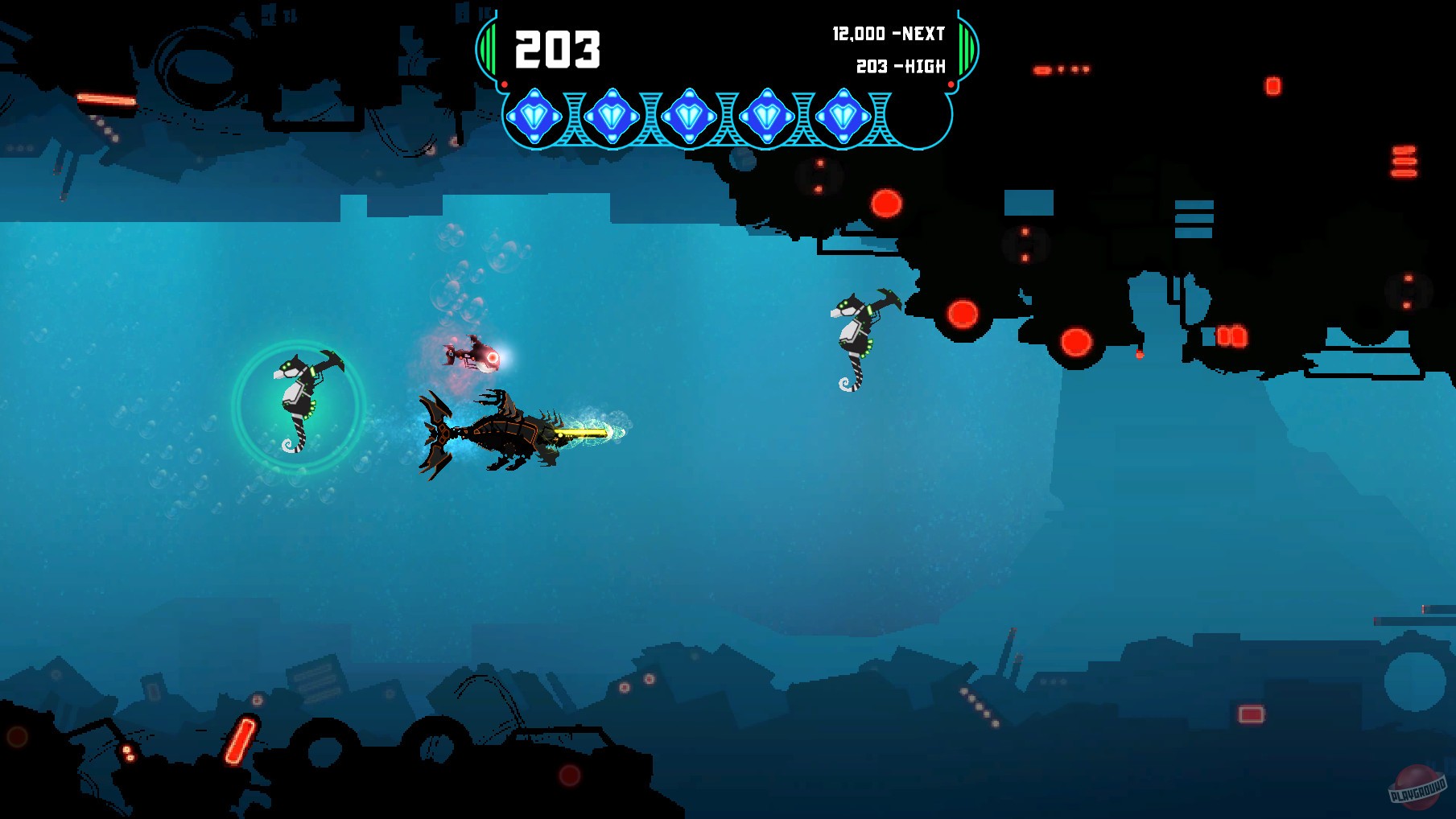 Скриншот из игры RoboShark Rampage - 1