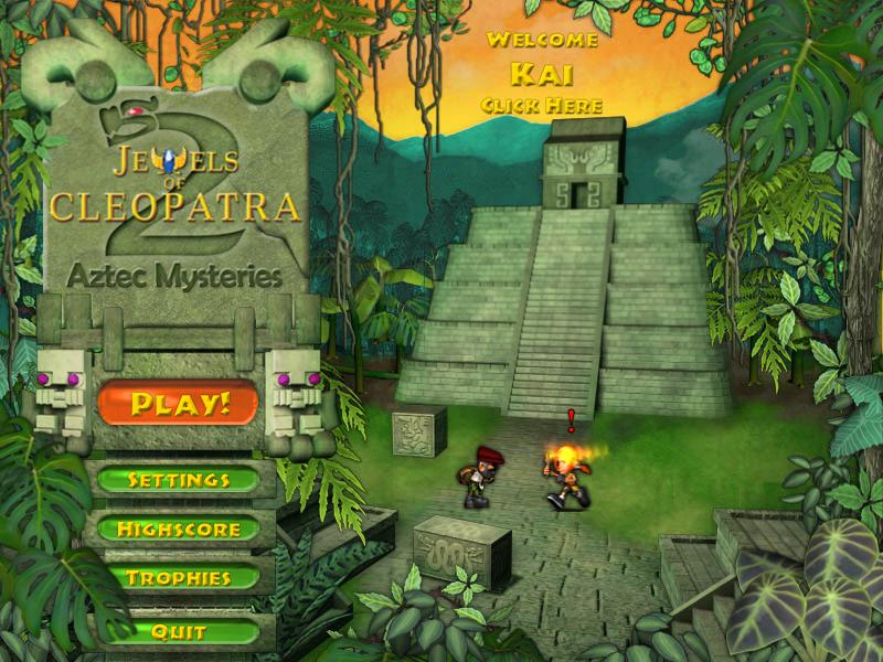 Скриншот из игры Jewels of Cleopatra 2: Aztec Mysteries - 1