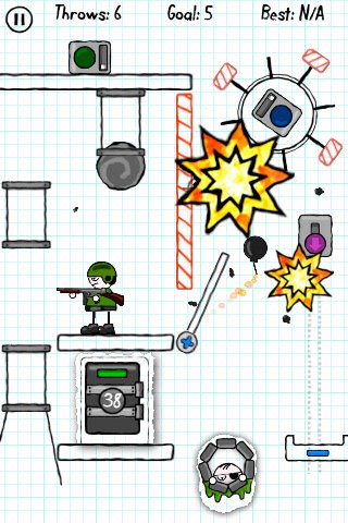 Скриншот из игры Doodle Bomb - 1