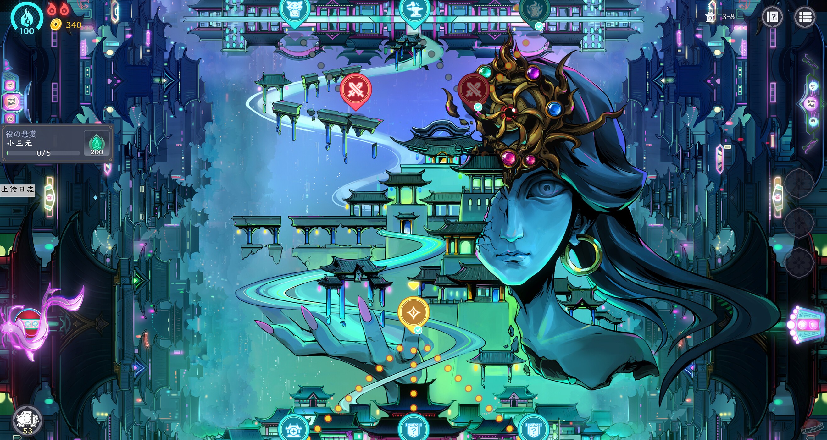 Скриншот из игры Demonic Mahjong - 3