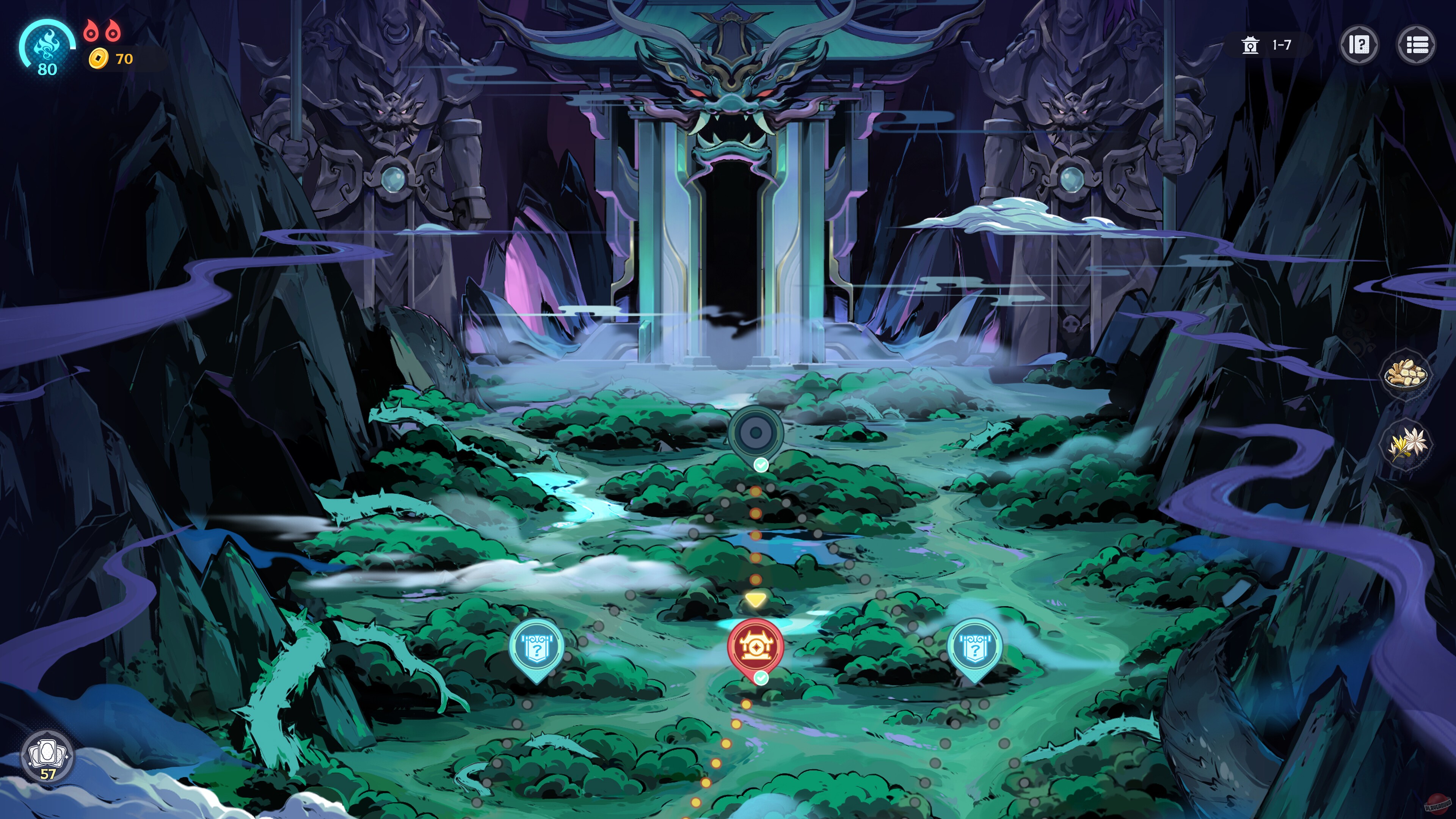 Скриншот из игры Demonic Mahjong - 2