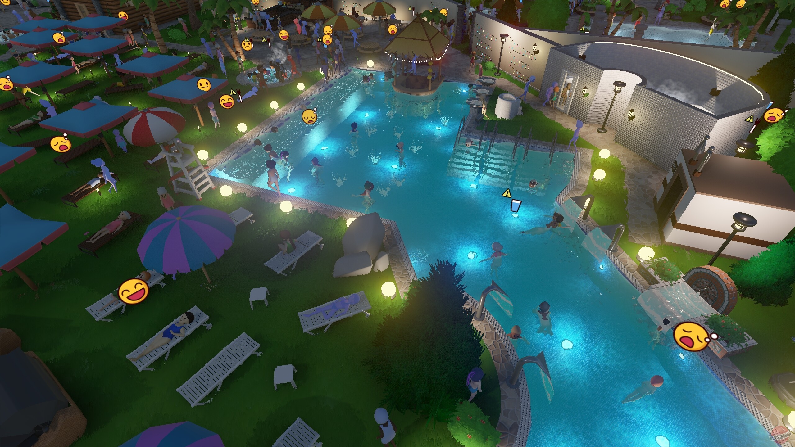 Скриншот из игры Aquapark Tycoon - 1