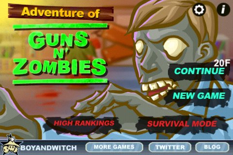 Скриншот из игры Adventure of Guns N' Zombies - 5