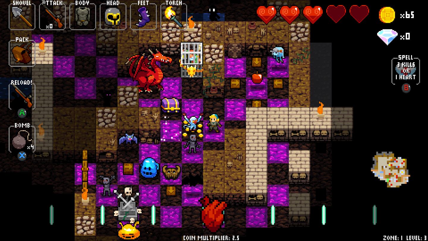 Скриншот из игры Crypt of the Necrodancer - 49