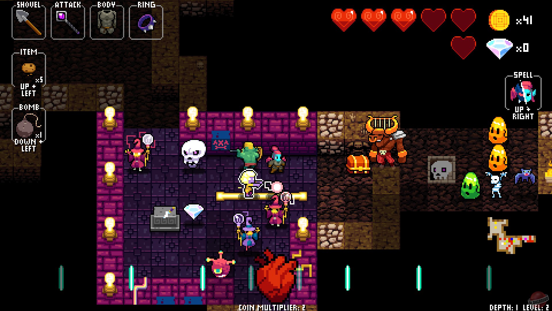 Скриншот из игры Crypt of the Necrodancer - 6