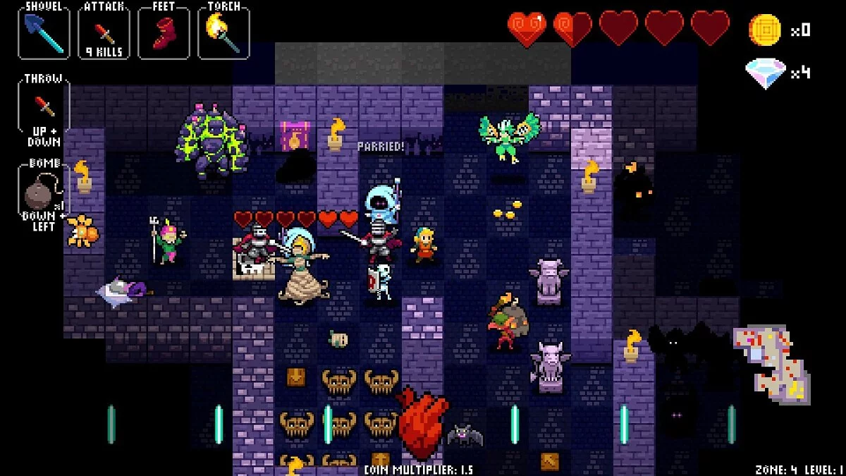 Скриншот из игры Crypt of the Necrodancer - 36
