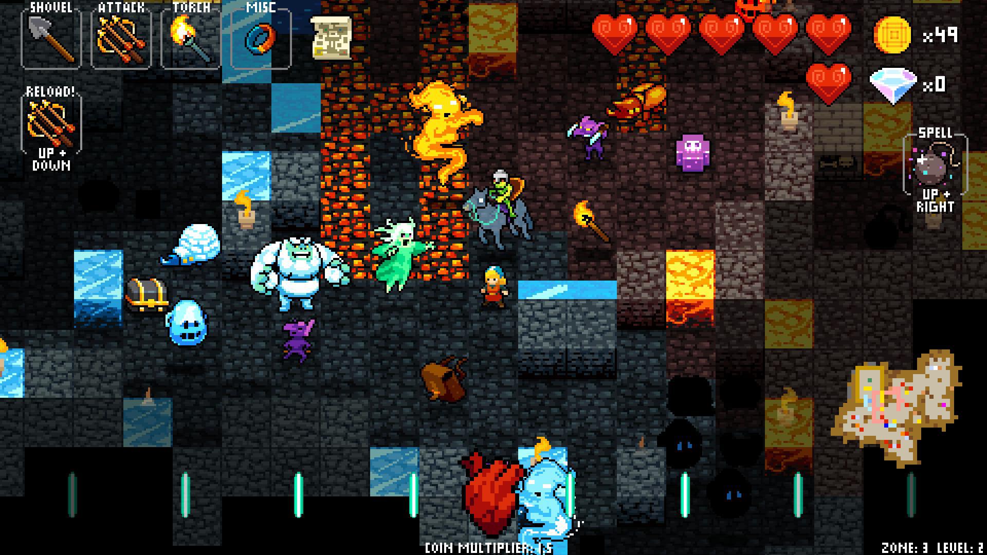 Скриншот из игры Crypt of the Necrodancer - 53