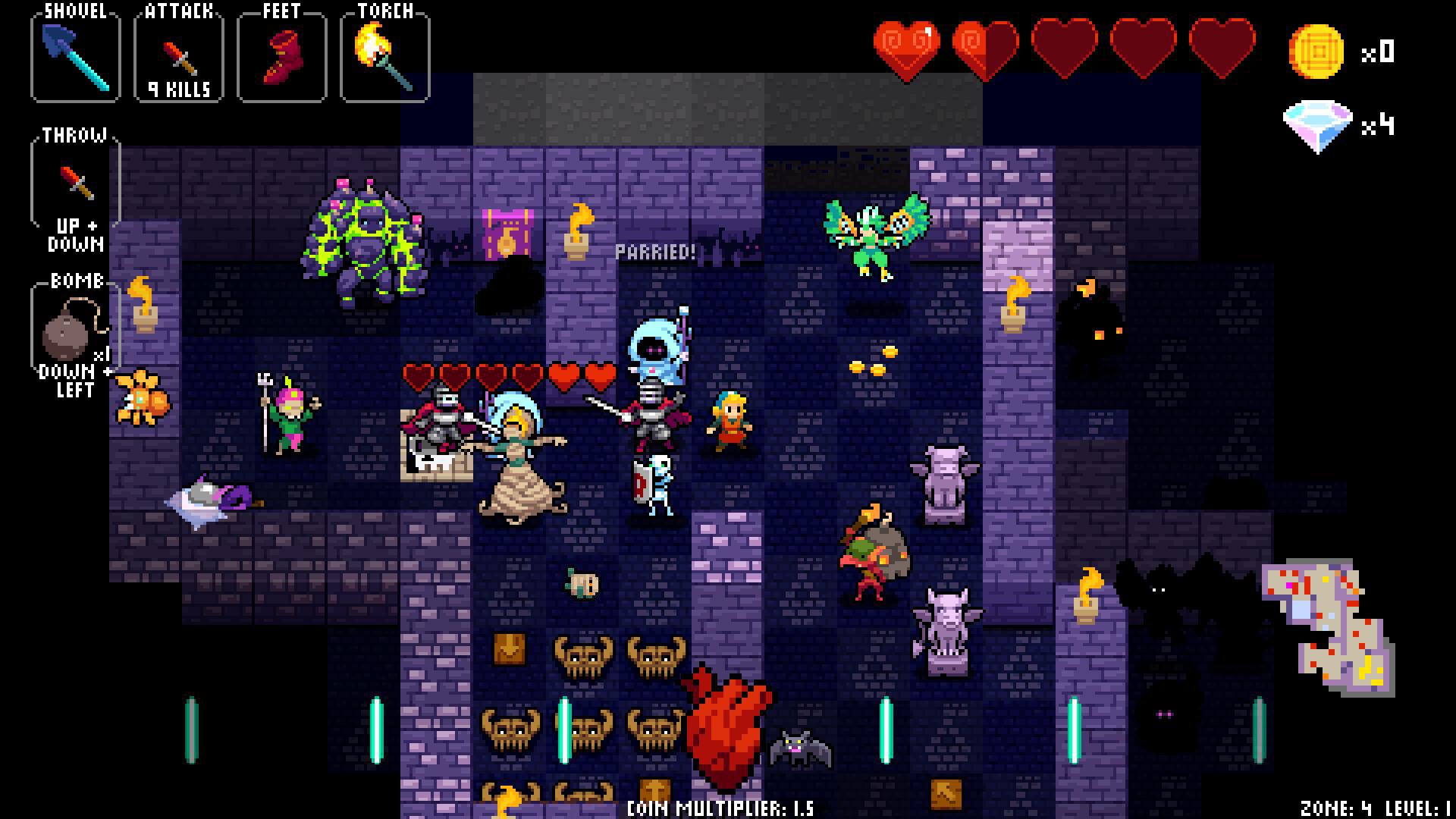 Скриншот из игры Crypt of the Necrodancer - 63