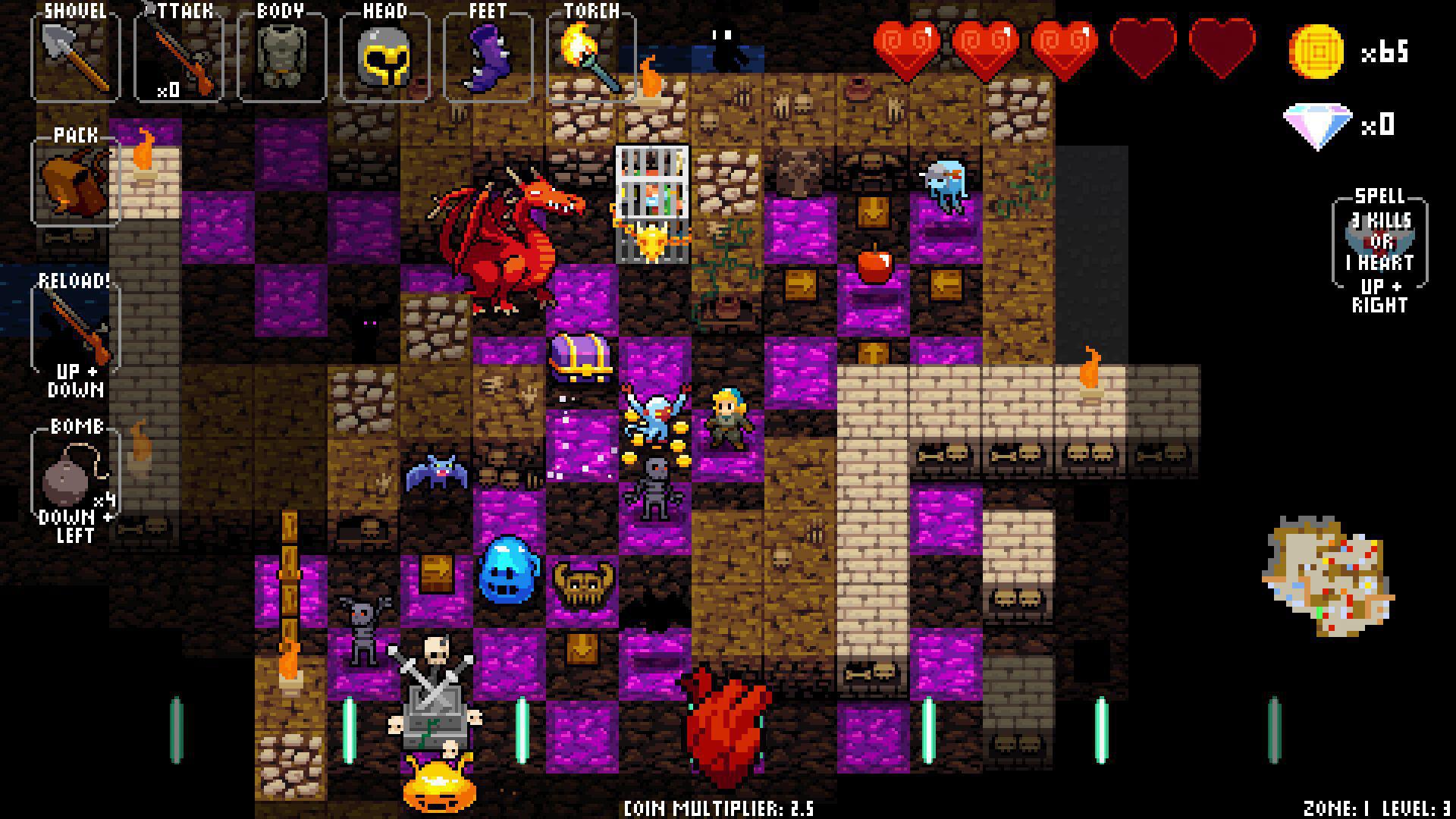 Скриншот из игры Crypt of the Necrodancer - 27