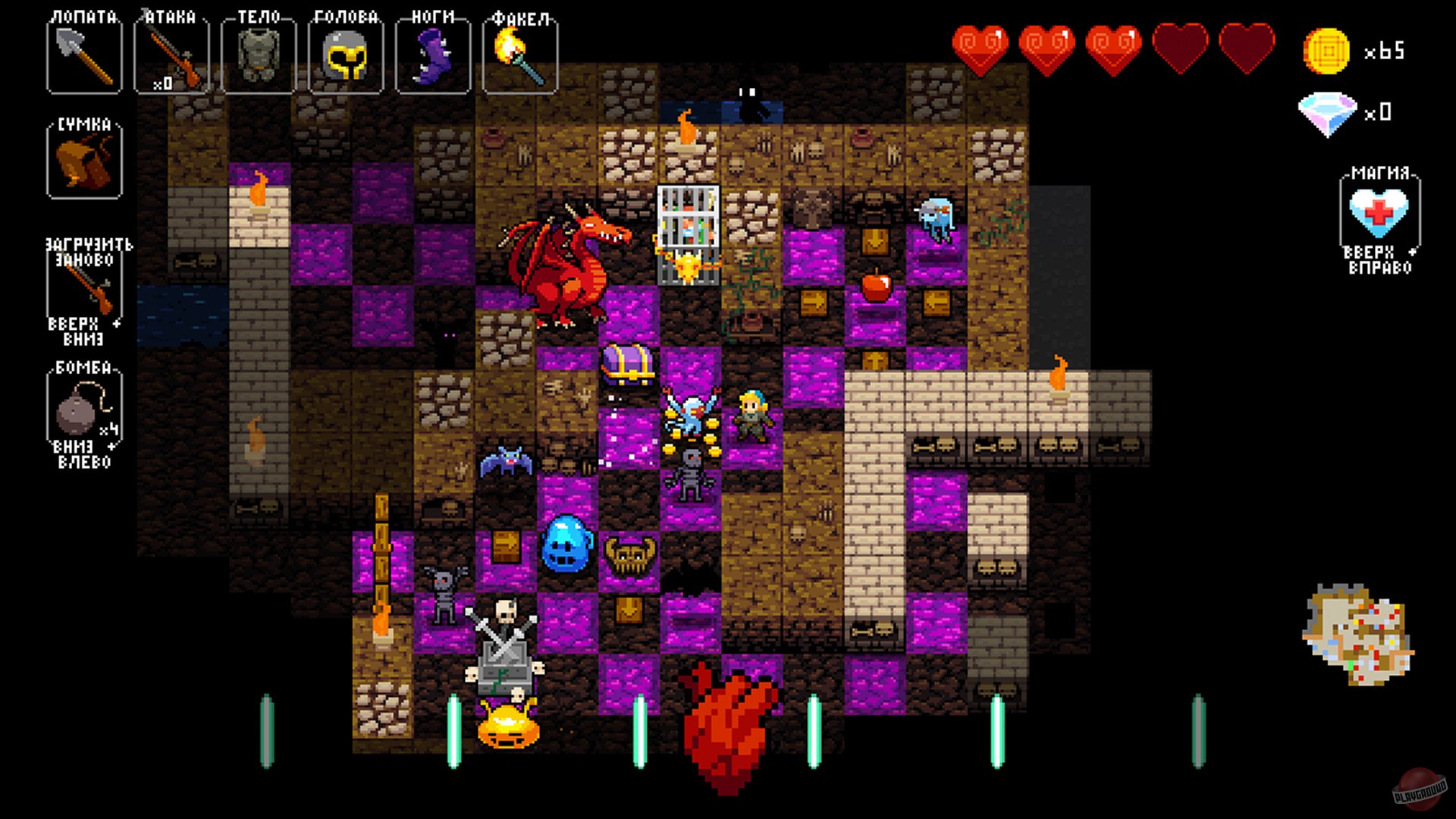Скриншот из игры Crypt of the Necrodancer - 35