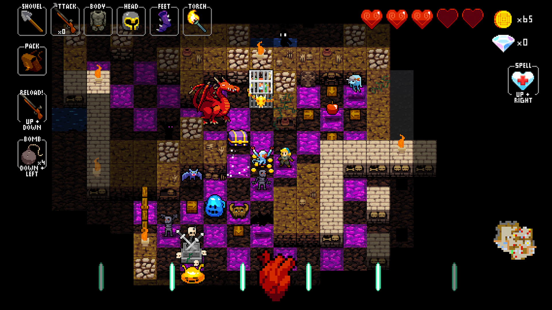 Скриншот из игры Crypt of the Necrodancer - 34