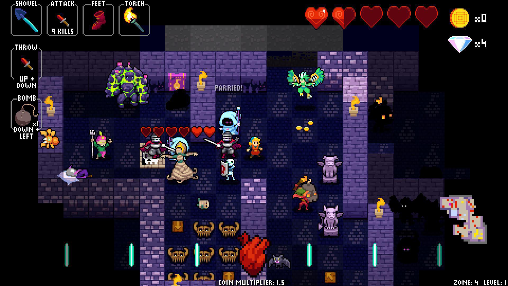 Скриншот из игры Crypt of the Necrodancer - 70